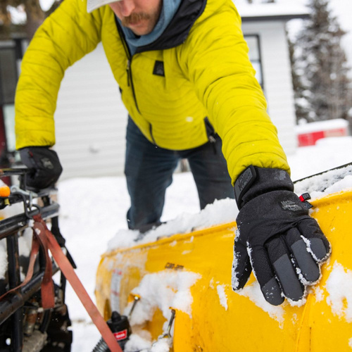 Тактические перчатки - Mechanix - Зимние защитные перчатки ColdWork WindShell - серый / черный - CWKWS-58