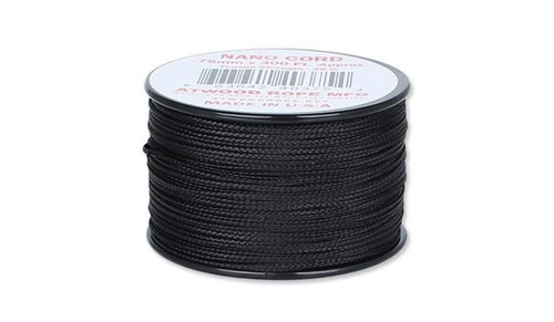 Atwood Rope MFG - Nano Cord - 0,75 мм - Чёрный - Spool 91,5м - Паракорд