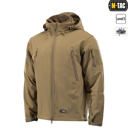 M-Tac - Куртка з підкладкою Soft Shell - Coyote - 20501003 - Куртки софтшел