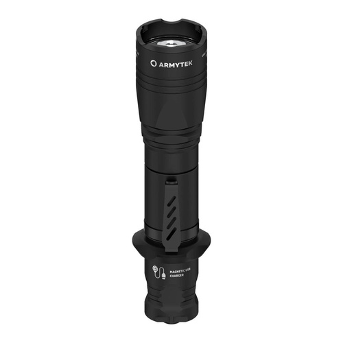 Armytek - Тактичний USB ліхтар Dobermann Pro Magnet - білий - 1500 люмен - F07501C. - Ліхтарики ручні - Ліхтарики