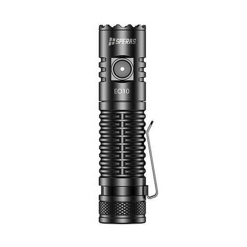 Speras - Ліхтарик E10 LED з акумулятором 3100 mAh - 1300 lm - Black - E10 - Ліхтарики акумуляторні