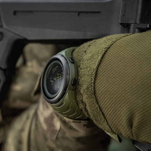 M-Tac - Тактические часы 2166 - светодиодные - 5 ATM - Зелёный - 50008001 - Часы