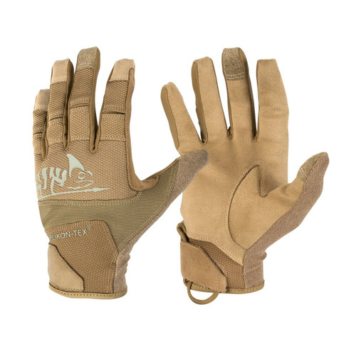Helikon - Перчатки тактические Range Tactical Gloves Hard® - Coyote / Adaptive Green - RK-RNG-PO-1112A - Тактические перчатки