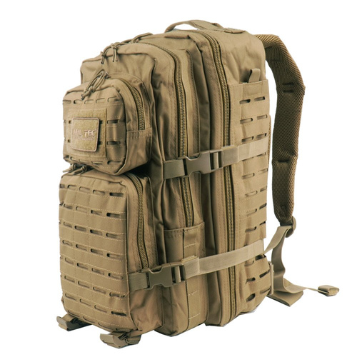 Mil-Tec - Рюкзак Large Assault Pack Laser Cut - Coyote Tan - 14002705 - Mil-Tec - Large Assault Pack Laser Cut - Coyote Tan - 14002705 - Рюкзаки тактичні