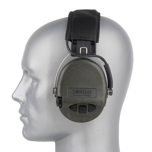 Sordin - Активні протишумні навушники Supreme Pro - Green OD - 75302 - Навушники тактичні - Засоби захисту