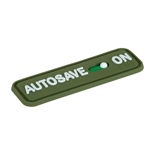 Нашивки - M-Tac - Нашивка ПВХ Autosave - 3D - Olive - 51116701