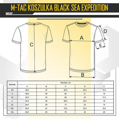 M-Tac - Мужская футболка Black Sea Expedition - Черный - 80025002 - Футболки - Одежда
