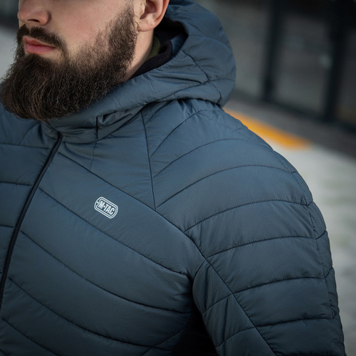 M-Tac - Куртка-пуховик Jarl - Нейлон - Primaloft - Dark Navy Blue - 20544006 - Зимові куртки - Одяг