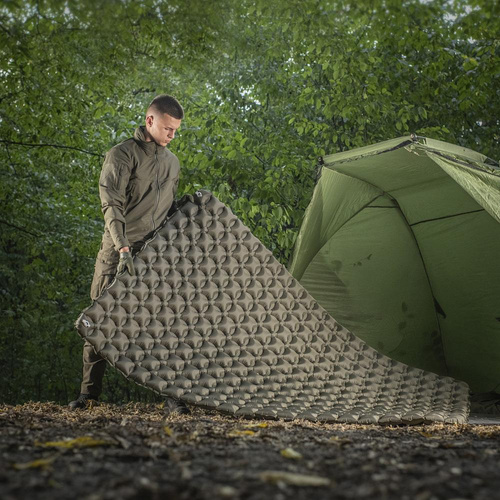 Кемпинг - M-Tac - Матрас, надувной Karimata - 195x120 см - Оливковый - 60019001 - Карематы