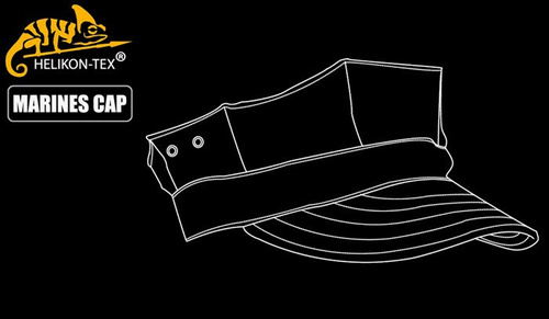 Одежда - Helikon - Военная кепка USMC Marines - PolyCotton Twill - Digital Woodland - CZ-USM-PT-07 - Кепки