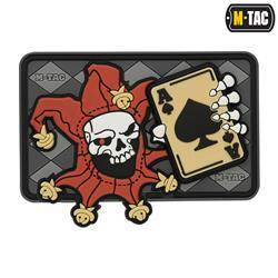 M-Tac - Нашивка Morale Patch - Череп Джокера 3D ПВХ - Чорний - 51120000