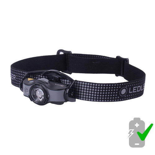 Ledlenser - MH5 перезаряжаемый налобный фонарь - 400 люмен - черный / серый - 502147 - Налобные фонари