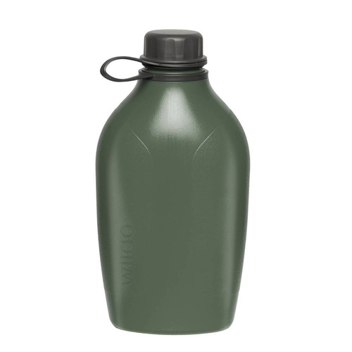 Wildo - Туристическая пляшка - 1000 мл - Чёрный / Olive Green - HY-EBT-PE-02 - Бутылки для воды, гидраторы, котелки
