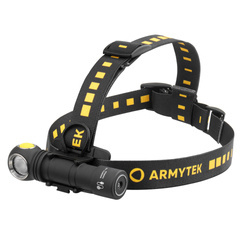 Armytek - Налобний ліхтар Wizard C2 WR - Магнітний зарядний пристрій - 1100 лм - 18650 - Чорний - F06901C