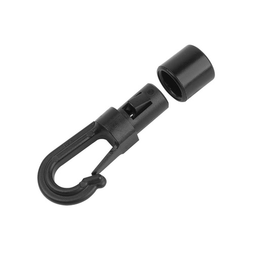 ITW Nexus - Карабін для кріплення троса Shockcord Hook - чорний - 35I-KH5-BLK - Пряжки