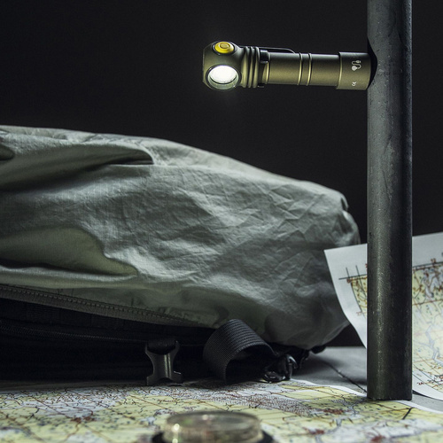 Armytek - Налобний ліхтар Wizard C2 Pro - Магнітний зарядний пристрій - 2500 лм - 18650 - оливковий - F08701CO - Ліхтарики на голову