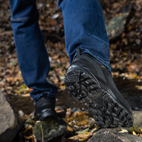 Обувь - M-Tac - Осенние/весенние треккинговые ботинки - Кордура - Черный - 1JJ115/5TPLV - Берцы