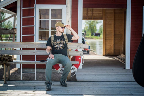 Одяг - Helikon - Кепка Outdoor Cap - Чорний - CZ-FOC-NL-01 - Бейсболки