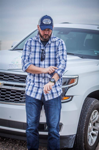 Тактические рубашки - Helikon - Рубашка TRIP Nylon Blend - Indigo Plaid - KO-TRI-NB-P8