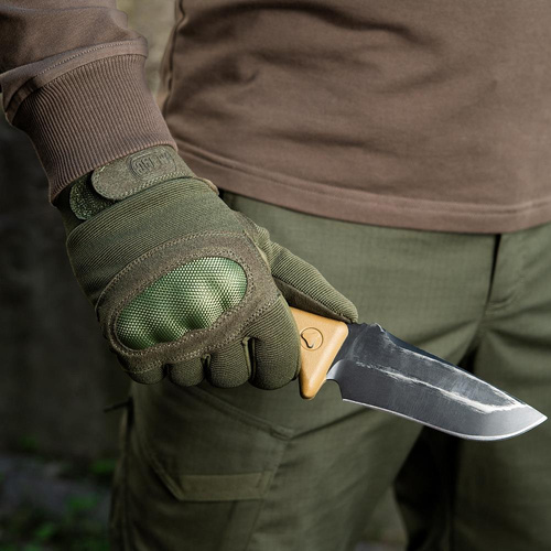 M-Tac - Тактические перчатки Assault Tactical Mk.3 Gloves - Оливковый - 90203001 - Тактические перчатки