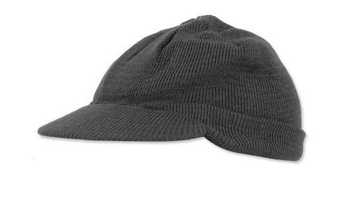 Mil-Tec - Кепка Jeep Cap - Поліакрил - Чорний - 12142002 - Зимові шапки