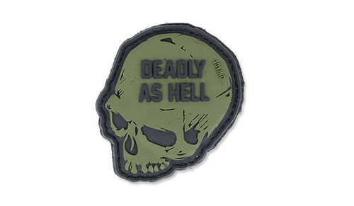 101 Inc. - 3D патч - Deadly As Hell - Green OD - Нашивки