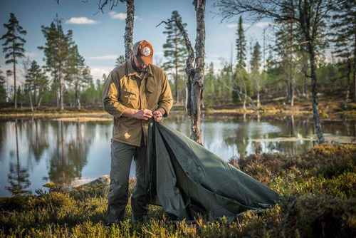 Helikon - Футболка Woodsman - Taiga Green / Coyote - KO-WDN-DC-1109A