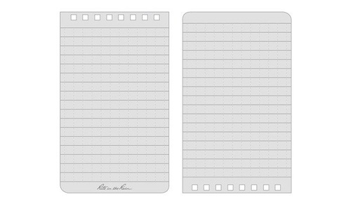 Водонепроникні блокноти - Rite in the Rain - Водонепроникний блокнот - 3 x 5" - OR35 - насичений помаранчевий