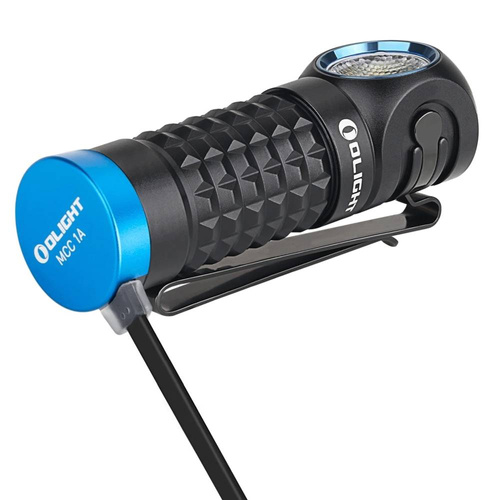 Olight - светодиодный угловой фонарь / налобный фонарь с аксессуарами Perun Mini Kit - 1000 люмен - черный - Налобные фонари - Фонарики