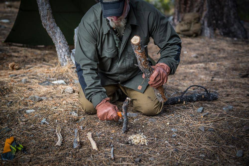 Helikon - Футболка Woodsman - Taiga Green / Coyote - KO-WDN-DC-1109A - Тактичні сорочки - Одяг