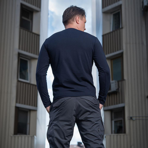 M-Tac - Тактична кофта з довгим рукавом - темно-синій - 20067015 - Бойові сорочки - Одяг