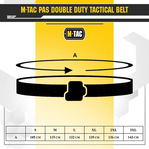 M-Tac - Тактический пояс Double Duty Tactical Belt - Coyote - 10063005 - Ремни для штанов