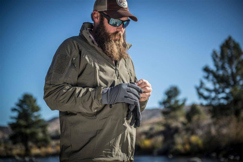 Helikon - Тактические утепленные перчатки Impact Duty Winter Mk2 - Shadow Grey / Black - RK-ID2-NE-3501A. - Тактические перчатки - Снаряжение