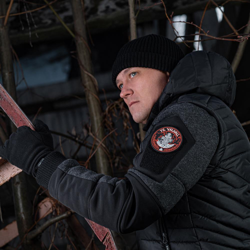 M-Tac - Нашивка 3D ПВХ Til Valhall - чорний / червоний - 51142332 - Нашивки - Одяг