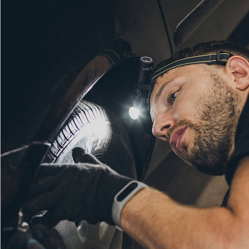 Armytek - Налобний ліхтар Wizard C2 Pro - Магнітний зарядний пристрій - 2500 лм - 18650 - чорний - F08701C - Ліхтарики на голову