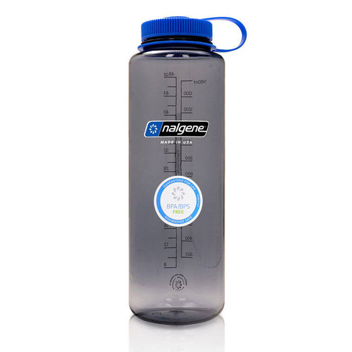 Nalgene - 48oz Silo Sustain Wide Mouth Bottle - 63 mm opening - 1.5L - Grey - 2020-0148 - Бутылки для воды, гидраторы, котелки