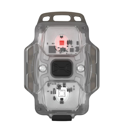 Armytek - LED карманный фонарик Crystal WRB - маячок - 150 лм - синий/серый - F07202B - Налобные фонари
