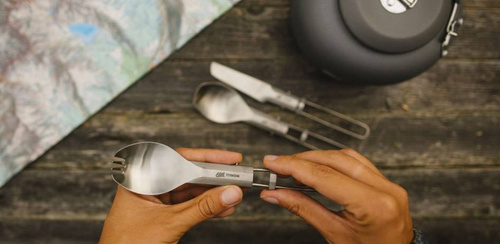 Складная туристическая ложка Esbit - Titanium Spoon - FS17.5-TI - Туристические столовые приборы - Кемпинг