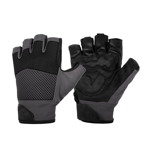 Helikon - Тактические перчатки Half Finger Mk2 - Black / Shadow Grey - RK-HF2-NE-0135B. - Тактические перчатки