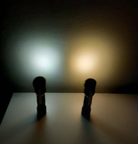 Armytek - Акумуляторний світлодіодний ліхтар / налобний ліхтар Elf C1 - тепле світло - 930 лм - F05003W - Ліхтарики на голову