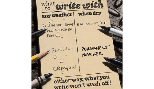 Rite in the Rain - Водонепронецаемый блокнот - 4 x 6" - 446 - Плоская темная земля - Водонепроницаемые блокноты