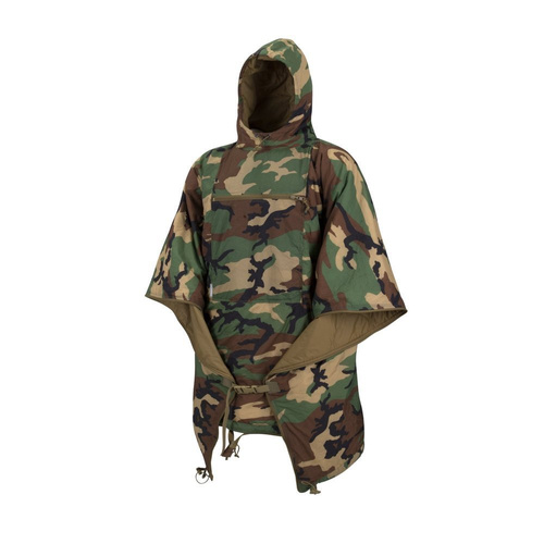 Helikon - Пончо утеплённое Swagman Roll® - Climashield® Apex™ - US Woodland - PO-SMR-NL-03 - Спальные мешки