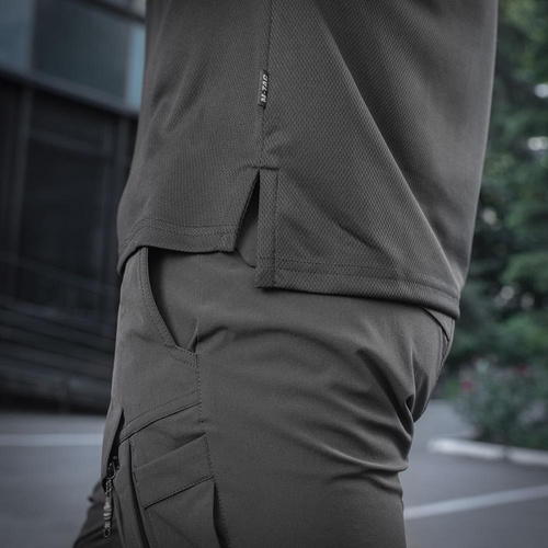 Футболки - M-Tac Футболка поло Elite Tactical Coolmax - Czarne - 80010002