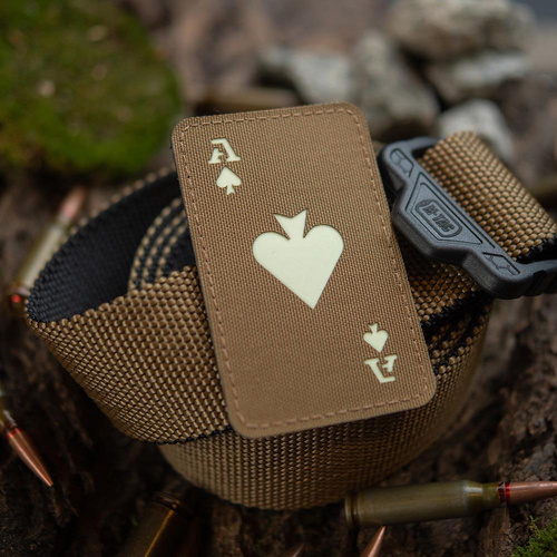 Нашивки - M-Tac - нашивка Ace of Spades - Cordura 500D - Coyote / Fluorescent - 51109599