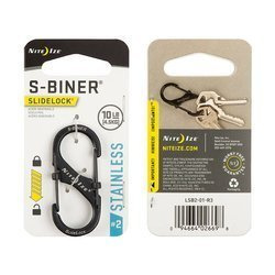 Nite Ize - Карабин S-Biner #2 SlideLock - Чёрный - LSB2-01-R3