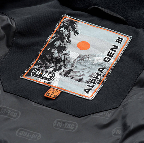 Одежда - M-Tac - Тактическая зимняя куртка Alpha Gen.III - Черный - 20431002 - Куртки зимние