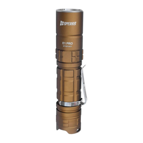 Speras -Светодиодный фонарь E1 Pro - 1700 лм - песок - SPERAS E1PRO SAND - Тактические фонари
