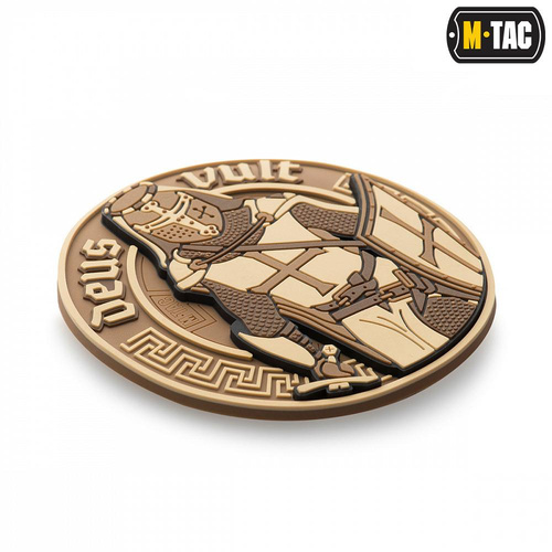 Нашивки - M-Tac - Нашивка ПВХ Deus Vult 3D - Coyote - 51116005