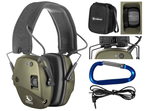 RealHunter - Активные слуховые протекторы ProSHOT BT - Olive - 258-050 - Активные наушники - Средства защиты