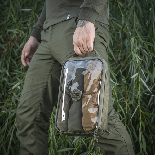 Снаряжение - M-Tac - Прозрачный органайзер Tool Elite Large Gen.II - Кордура - Нейлон - Черный - 10147802-L - Грузовые подсумки